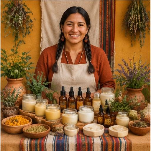 Espacio de la tienda Raíces Botánicas