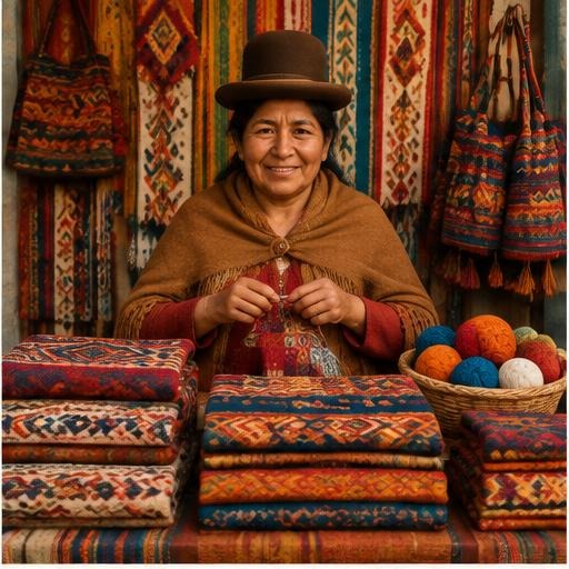 Espacio de la tienda Tramas del Altiplano